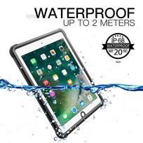 IP68 Waterproof Case Cover for Apple iPad 9.7 Air 3 Pro 10.5 with Screen Protector Water Resistant Kickstand Case with Strap for iPad 5 9.7 2017