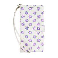 WEFOR for iPhone 14 13 12 11 Pro Max XS Max XR SE 7 8 6 Wallet Case Cell Flip Cover Flower Card Holder Slot Stand Kickstand Slim For iPhone 7 8 violetinė