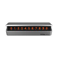 Creative Car Parking Phone Number Plate Temporary Parking License Plate Megnetic Telephone Number Card Hidden Parking Assistance sidabras