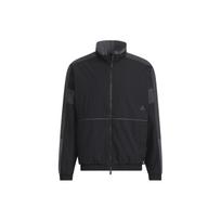 adidas Contrast Color Stitching Long Sleeves Sports Jacket Black Men's HD0077 XL