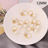 10Pcs Pearl Knitting Stitch Markers Charms Pendant For Handmade Gift Knitting Tools DIY Findings
