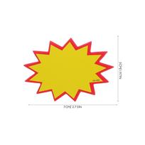 200pcs Price Tags Blank Sale Signs Retail Store Advertising Erasable Paper Labels Supermarket Display Blank Label Tags 7x5cm