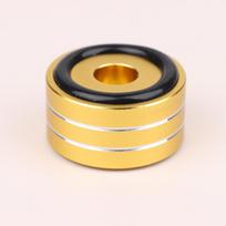 1Pc 40x20mm SP4010 Hifi AMP Speaker Aluminum Isolation Feet Pad Use For Turntable DAC Stereo Audio Speakers Amplifier Feet Pad