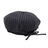 Keep Warm Plaid Beret Hat Korean Style Women Octagonal Cap Sweet Women Painter Hat  Winter