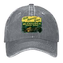 McCulloch Chinsaws USA Baseball Cap sun caps Luxury Unisex Hat Luxury Unisex cap Thermal Visor Unisex Womens