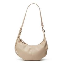Ladies Handbag, Fashiable Pleated Dumpling Bag Shoulder Bag, Adjustable Strap, Black and Off-White, Suitable for Daily Use (20cm<Max Length<30cm)