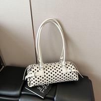 Retro Polka Dot Bag Fashiable Niche High-end Handbag Women's New Fashi All-match Commuter Casual Messenger Storage Bag balta