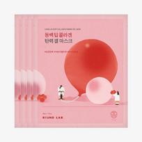 Camellia Deep Collagen Elasticity Gel Mask (4 sheets)