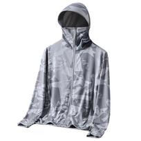 Lightweight Hooded Jacket with Full Zip Front Abstract Geometric Print Long Sleeve Windbreaker for Outdoor Activities XXXL