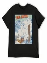 Ski Alta Utah Vintage Ski Travel Poster T-Shirt Street Wear Cotton Graphic Tees Boys Animal Print Tee Shirts For unisex S įvairiaspalvis