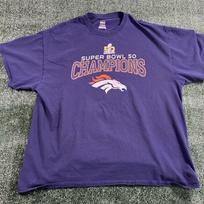 Men's Denver broncos Super Bowl 50 Champions T-Shirt. XXL S