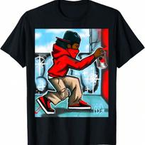 Tanjiro T-Shirt  Kimetsu No Yaiba Manga Nezuko Black Shirt Soft Tee Graphic T Shirts Oversized T Shirt For Wounisex S