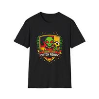 Alien Soccer Crest Children's Children's T  Children's T-shirt | Insert Coin Match Ready World Cup Germany 130