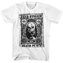 FIVE FINGER DEATH PUNCH cd lgo AMERICAN CAPITALIST Official SHIRT XXL New fist M