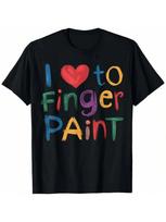 I Heart Love To Finger Paint I'm Paint Cute Couple Valentine's Day unisex And Wounisex's Gender T-Shirt S