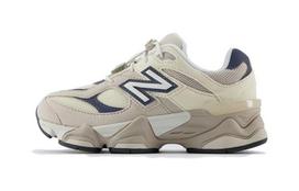 New Balance 9060 Little Kid Wide 'Moonrock Linen Lace Toggle' 30