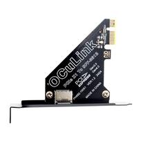 NFHK Adapter PCI-Express 4.0 PCIE 1x - for Oculink SFF-8612 SFF-8611 Host Card U.2 SSD eGPU External Graphics Card Dock