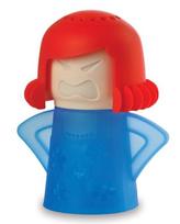 1PC creative microwave cleaner, odor and bacteria cleaning, internet celebrity hot selling, angry and cool mom microwave cleaner blue