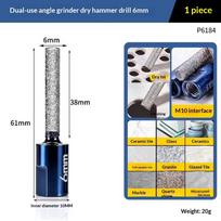 M10 Brazed  Drill Bit Advanced Vacuum Milling Cutter for Angle Grinder Stone Tile Glass Installation