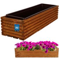 Kotarbau® Medinė sodo lysvė terasai su ąžuolo intarpu 64 X 20 cm