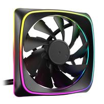 Sharkoon 120mm ARGB PWM Case Fan, SHARK Lights RGB PWM Black, Modular Frame Design, Fluid Dynamic Bearing, Authorized Distributor in Japan.