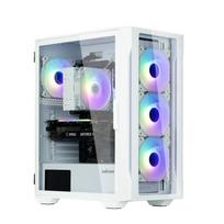 ZALMAN i3 NEO TG White Mid-Tower PC Case with Tempered Glass Front Panel (CS8682)