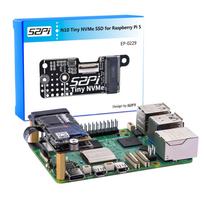 GeeekPi N10 Tiny PCIe M.2 Key-M NVMe SSD PCIe Peripheral Board for Raspberry Pi 5, Supports M.2 NVMe SSD 2230 and 2242