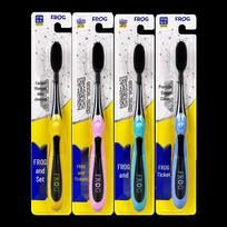 Frog 678A C2 Charcoal Soft Toothbrushes (4-Pack)