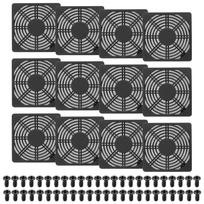 PATIKIL 12-Pack PC Case Fan Dust Grille 125x125mm with Screws, Cooling Fan Grille, PC Dust Filter, PVC Dust Mesh, Black