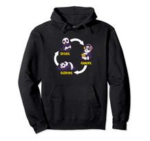 EATING.GAMING.SLEEPING  Gaming Panda  Funny Gift for Gamer Hoodie