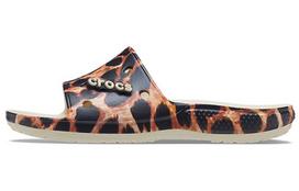 Crocs šlepetės moteriškos baltos/leopardo rašto 207841-2Y4 33-34