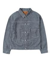 Herringbone Denim 1st Made in Okayama One [KOJIMA GENES] Jacket, Type, Japan, Men's Top, Outerwear, Denim, Wash, RNB-5079 (JP, Alphabet, XL)