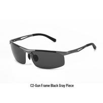 Aluminum-Magnesium Polarized Sports Driving Sunglasses for Men - UV Protection