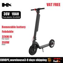 HX X8 Powerful Electric Scooter 350W 10AH 36V Removable battery EScooter Foldable 10.0 inch Wheel Self-Balance E Scooter x8