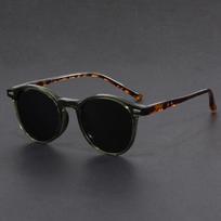 High Quality Retro TR90 Glasses Unisex Oval Shape UV400 Sunglasses Ultra Light Trending Travel Eyewear