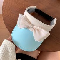 New Breathable Women Sun Hat Anti-UV Adjustable Sports Sun Hats UV Resistant Large Brim Sun Protection Cap Sports mėlyna