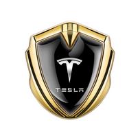 1pcs 3D Metal Car Fender Body Emblem Shield Stickers Auto Accessories For Tesla Model 3 Model S Model X Model Y 2020 2021 2022