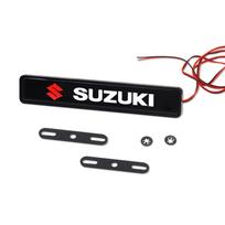 Car Front Grille LED Emblem Badge Light for SUZUKI Logo SX4 Jimny Samurai Vitara Xl Alto Liana Ignis Grand Vitara Accessories juoda
