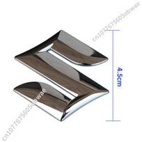 For SUZUKI Vitara swift CELERIO Dzire Alto Front Grill Rear Trunk Hood Sline  Car Accessory ABS Black SUZUKI Logo Emblem Sticker