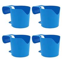 1/2/3/4/5 vnt. Baseino krašto puodelio laikiklis Lengvas tvirtas lanksti rankena Plastikinis baseino gėrimų laikiklis antžeminiams baseinams 4pcs