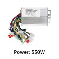 36V/48V Electric Bicycle Motor Controller 350W 15-18A Waterproof Scooter Controller Speed Regulation Cruise Control Reverse