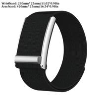 Nylon Elastic Sport Band Shockproof Scratch-resistant Fitness Tracker Strap Adjustable Breathable Bicep Band for Whoop 5.0 28cm