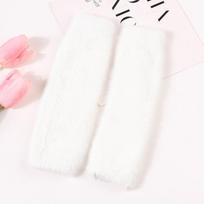 Goth Half Finger Arm Warm Gloves Soft Arm Warmers Long Wrist Gloves Autumn Winter Knitted Fingerless Gloves Outdoor