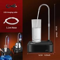 Automatic Water Dispenser Electric Water Pump Button Control USB Charge Kitchen Office Outdoor Drink Dispenser Wine Extractor smėlis