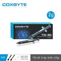 Coxbyte Thermal Grease TG-30 Syringe Heat Dissipation Silicone Paste For CPU Processor Video GPU Cooling Thermal Compound Grease TG-30 2g