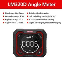 UNI-T LM320A LM320D LM320E LM320F Magnetic Digital Protractor Level Meter Goniometer Base Small Electronic Protractor LM320D