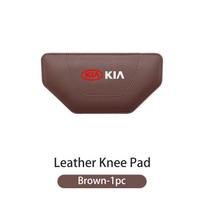For KIA Leather Car Pillow Car Knee Pad Elastic Memory Foam Leg Pad Sorento Stinger Soul Spectra Niro Cadenza Sephia
