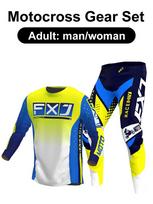 motocross gear set Enduro cross Jersey Pant Kits Racer Gear Set Off-road Mens Kits Women's mountain Downhill Motorcycle MX L-34
