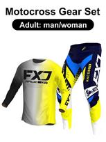 motocross gear set Enduro cross Jersey Pant Kits Racer Gear Set Off-road Mens Kits Women's mountain Downhill Motorcycle MX L-34