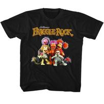 Fraggle Rock Group Shot Black Toddler T-Shirt 120